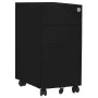 Mobile filing cabinet black steel 30x45x59 cm by vidaXL, Filing cabinets - Ref: Foro24-335984, Price: 136,72 €, Discount: %