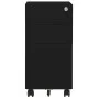 Mobile filing cabinet black steel 30x45x59 cm by vidaXL, Filing cabinets - Ref: Foro24-335984, Price: 136,72 €, Discount: %