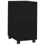 Mobile filing cabinet black steel 30x45x59 cm by vidaXL, Filing cabinets - Ref: Foro24-335984, Price: 136,72 €, Discount: %