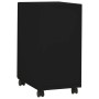 Mobiler Aktenschrank aus schwarzem Stahl 30x45x59 cm von vidaXL, Aktenschränke - Ref: Foro24-335984, Preis: 134,20 €, Rabatt: %