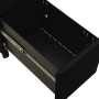 Mobile filing cabinet black steel 30x45x59 cm by vidaXL, Filing cabinets - Ref: Foro24-335984, Price: 134,20 €, Discount: %