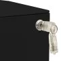 Mobile filing cabinet black steel 30x45x59 cm by vidaXL, Filing cabinets - Ref: Foro24-335984, Price: 136,72 €, Discount: %