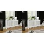 Heizkörperabdeckungen für 2 Einheiten aus weißem MDF, 152 cm von vidaXL, Zubehör für Heizkörper - Ref: Foro24-276004, Preis: ...