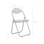 Klappbare Esszimmerstühle 4 Einheiten aus weißem Kunstleder von vidaXL, Essstühle - Ref: Foro24-278595, Preis: 131,02 €, Raba...