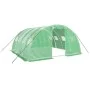 Greenhouse with green steel structure 16 m² 4x4x2 m by vidaXL, Greenhouses - Ref: Foro24-3188061, Price: 209,22 €, Discount: %