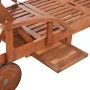 Sun loungers 2 units and solid acacia wood table by vidaXL, Loungers - Ref: Foro24-274662, Price: 412,31 €, Discount: %