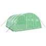 Greenhouse with green steel structure 16 m² 4x4x2 m by vidaXL, Greenhouses - Ref: Foro24-3188061, Price: 209,22 €, Discount: %