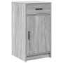 Mesa de tocador con cajón 2 pcs Gris 50 x 41 x 135 cm
