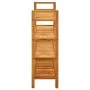 Shoerack with 4 solid oak wood shelves 100x27x80 cm by vidaXL, Shoe racks and shoe organizers - Ref: Foro24-331750, Price: 15...