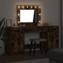 Mesa de tocador con cajón 3 pcs Marrón 40 x 41 x 75 cm