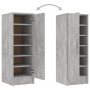 Betongrauer Agglomerat-Schuhschrank 32x35x92 cm von vidaXL, Schuhregale und Schuhorganisatoren - Ref: Foro24-808976, Preis: 6...