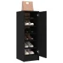 Black chipboard shoe rack 32x35x92 cm by vidaXL, Shoe racks and shoe organizers - Ref: Foro24-808973, Price: 63,34 €, Discoun...