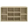 Banco zapatero contrachapada color roble 103x30x54,5 cm by vidaXL, Shoe racks and shoe organizers - Ref: Foro24-803293, Price...