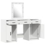 Mesa de tocador con cajón 3 pcs 50 x 41 x 135 cm