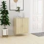 Sonoma oak engineered wood shoe rack cabinet 60x35x70 cm by vidaXL, Shoe racks and shoe organizers - Ref: Foro24-808921, Pric...