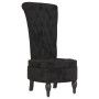 Sessel mit hoher Rückenlehne und schwarzen Samtknöpfen von vidaXL, Einfache Stühle - Ref: Foro24-352468, Preis: 143,87 €, Rab...
