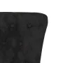High back armchair with black velvet buttons by vidaXL, Easy chairs - Ref: Foro24-352468, Price: 165,47 €, Discount: %