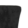 Sessel mit hoher Rückenlehne und schwarzen Samtknöpfen von vidaXL, Einfache Stühle - Ref: Foro24-352468, Preis: 143,87 €, Rab...