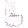 Sessel mit hoher Rückenlehne und schwarzen Samtknöpfen von vidaXL, Einfache Stühle - Ref: Foro24-352468, Preis: 165,47 €, Rab...