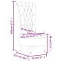 Sessel mit hoher Rückenlehne und schwarzen Samtknöpfen von vidaXL, Einfache Stühle - Ref: Foro24-352468, Preis: 143,87 €, Rab...