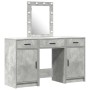 Mesa de tocador con cajón 3 pcs Gris 50 x 41 x 135 cm