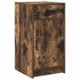 Mesa de tocador con cajón 3 pcs Marrón 50 x 41 x 135 cm