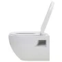 Wand-WC mit verstecktem Keramik-Spülkasten weiß von vidaXL, Badezimmer - Ref: Foro24-275791, Preis: 328,76 €, Rabatt: %