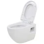 Wand-WC mit verstecktem Keramik-Spülkasten weiß von vidaXL, Badezimmer - Ref: Foro24-275791, Preis: 328,76 €, Rabatt: %