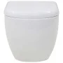 Wand-WC mit verstecktem Keramik-Spülkasten weiß von vidaXL, Badezimmer - Ref: Foro24-275791, Preis: 328,76 €, Rabatt: %