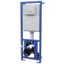 Wand-WC mit verstecktem Keramik-Spülkasten weiß von vidaXL, Badezimmer - Ref: Foro24-275791, Preis: 328,76 €, Rabatt: %