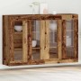 Armario de pared 2 pcs Madera vieja 69.5 x 34 x 90 cm
