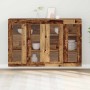 Armario de pared 2 pcs Madera vieja 69.5 x 34 x 90 cm