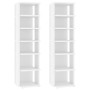 Shoe cabinets 2 units, white plywood, 27.5x27x102 cm by vidaXL, Shoe racks and shoe organizers - Ref: Foro24-808486, Price: 6...