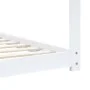 Kinderbettgestell aus massivem weißem Kiefernholz 90x200 cm von vidaXL, Kinderbetten und Betten für Kinder - Ref: Foro24-2833...