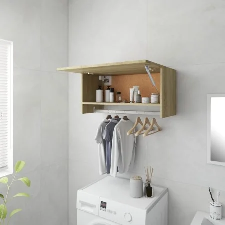 Armario de madera contrachapada color roble Sonoma 70x32,5x35cm de vidaXL, Armarios roperos - Ref: Foro24-808245, Precio: 36,...
