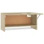 Armario de madera contrachapada color roble Sonoma 70x32,5x35cm de vidaXL, Armarios roperos - Ref: Foro24-808245, Precio: 36,...