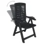 Neuner-Set Garten-Essgruppe aus anthrazitgrauem Kunststoff. von vidaXL, Gartensets - Ref: Foro24-276181, Preis: 770,21 €, Rab...
