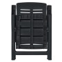 Conjunto de comedor de jardín 9 piezas plástico gris antracita by vidaXL, Garden sets - Ref: Foro24-276181, Price: 704,05 €, ...