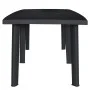 Conjunto de comedor de jardín 9 piezas plástico gris antracita by vidaXL, Garden sets - Ref: Foro24-276181, Price: 768,39 €, ...