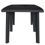 Conjunto de comedor de jardín 9 piezas plástico gris antracita by vidaXL, Garden sets - Ref: Foro24-276181, Price: 704,05 €, ...
