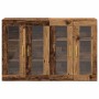 Armario de pared 2 pcs Madera vieja 69.5 x 34 x 90 cm