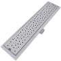 Linear shower drain 2 pcs bubble 630x140 mm stainless steel by vidaXL, Drains - Ref: Foro24-275966, Price: 82,35 €, Discount: %