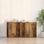 Tableros Lateral 2 pcs Madera vieja 79 x 38 x 80 cm