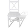 Esstischstühle, 6 Stück, aus weißem Kiefernholz. von vidaXL, Essstühle - Ref: Foro24-271496, Preis: 272,37 €, Rabatt: %