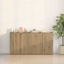 Tableros Lateral 2 pcs Roble artisan 79 x 38 x 80 cm