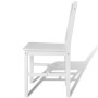 Esstischstühle, 6 Stück, aus weißem Kiefernholz. von vidaXL, Essstühle - Ref: Foro24-271496, Preis: 272,37 €, Rabatt: %