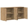 Tableros Lateral 2 pcs Roble artisan 79 x 38 x 80 cm