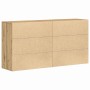 Tableros Lateral 2 pcs Roble artisan 79 x 38 x 80 cm