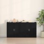 Tableros Lateral 2 pcs Roble negro 79 x 38 x 80 cm