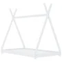 Children's bed frame solid white pine wood 80x160 cm by vidaXL, Cribs and beds for children - Ref: Foro24-283359, Price: 78,2...
